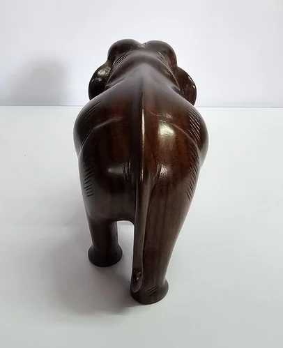 5 Inch Wooden Elephant Statue