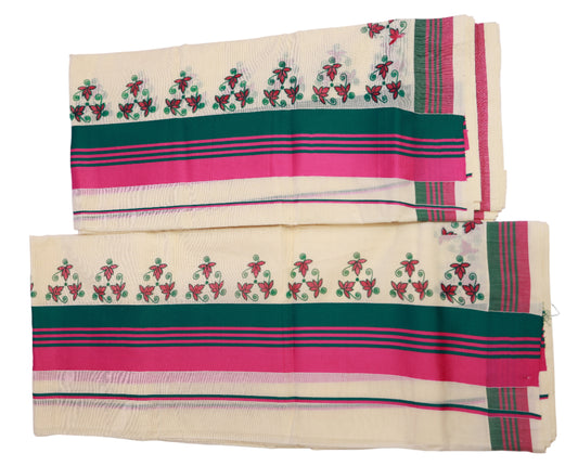 Kerala Cotton Set Mundu (Single)