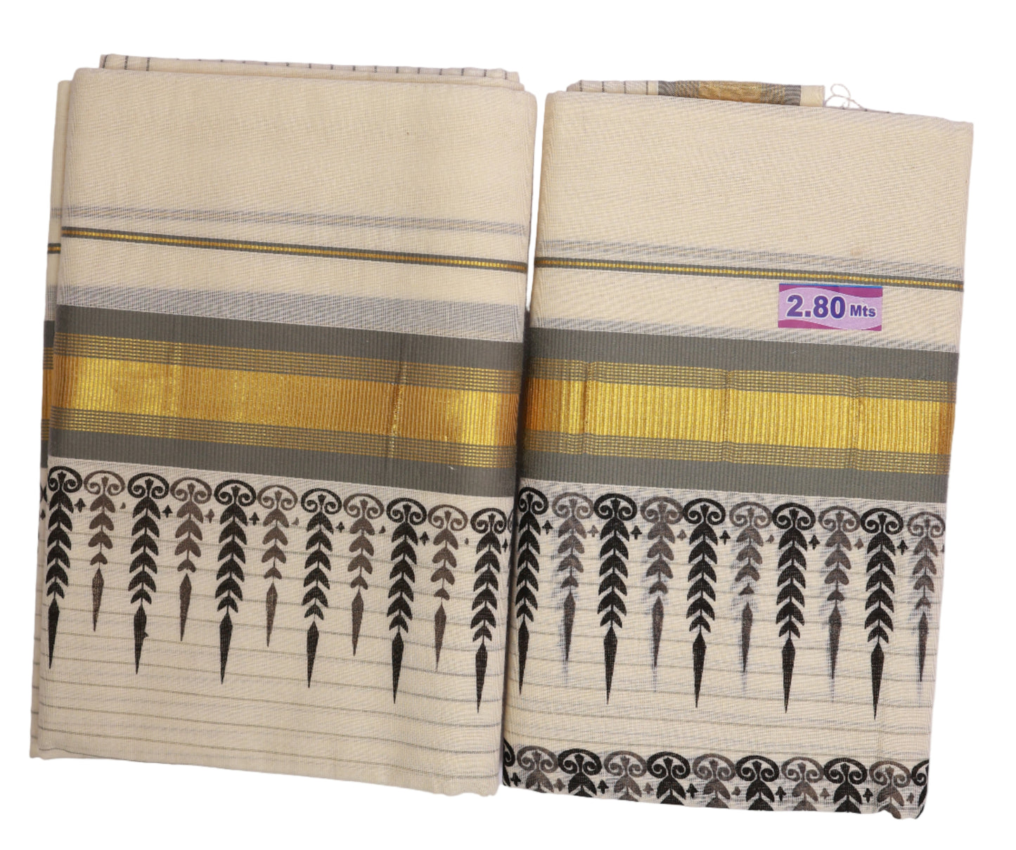 Kerala Cotton Set Mundu (Single)