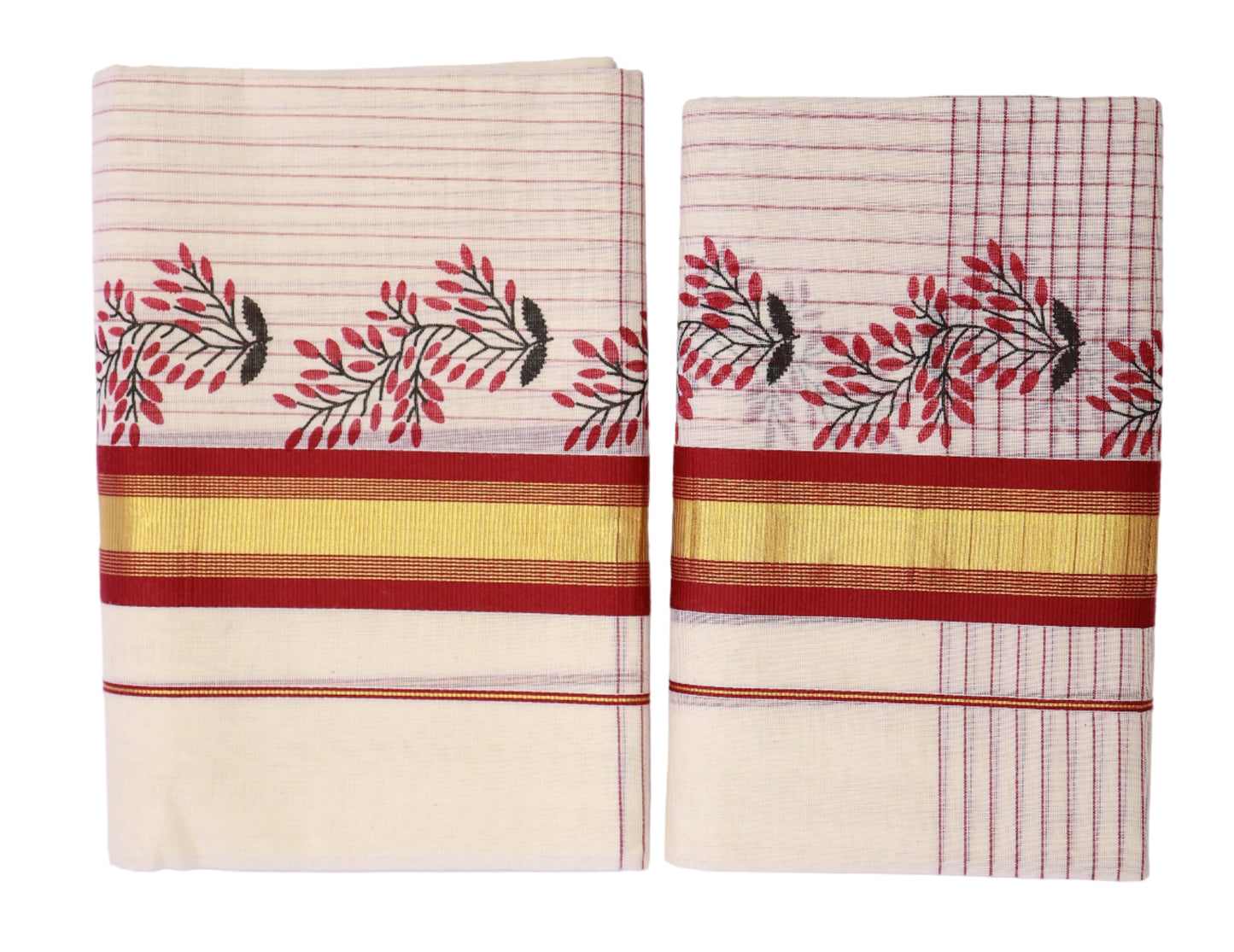 Kerala Cotton Set Mundu (Single)