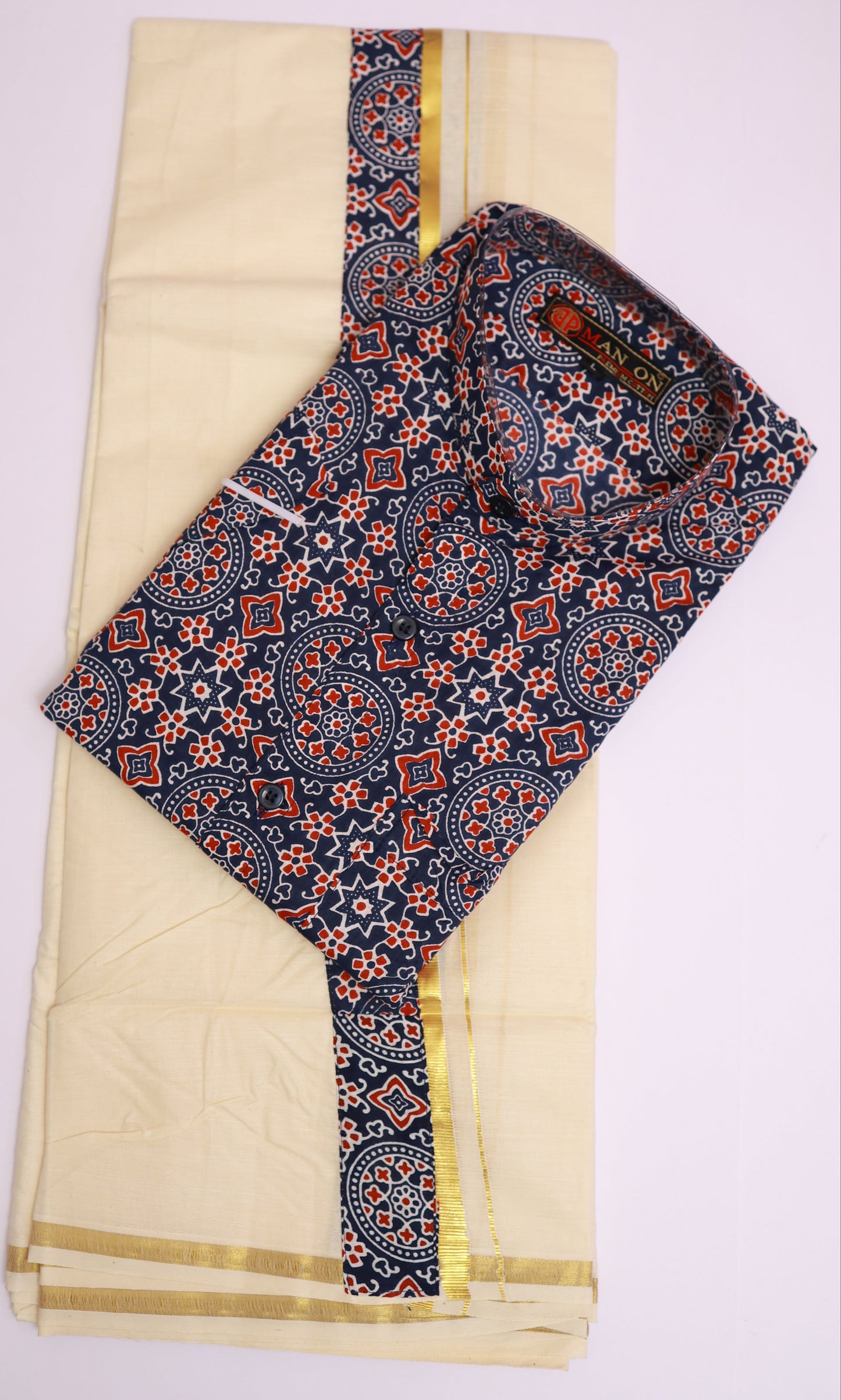 Men’s Combo Ajrakh Set