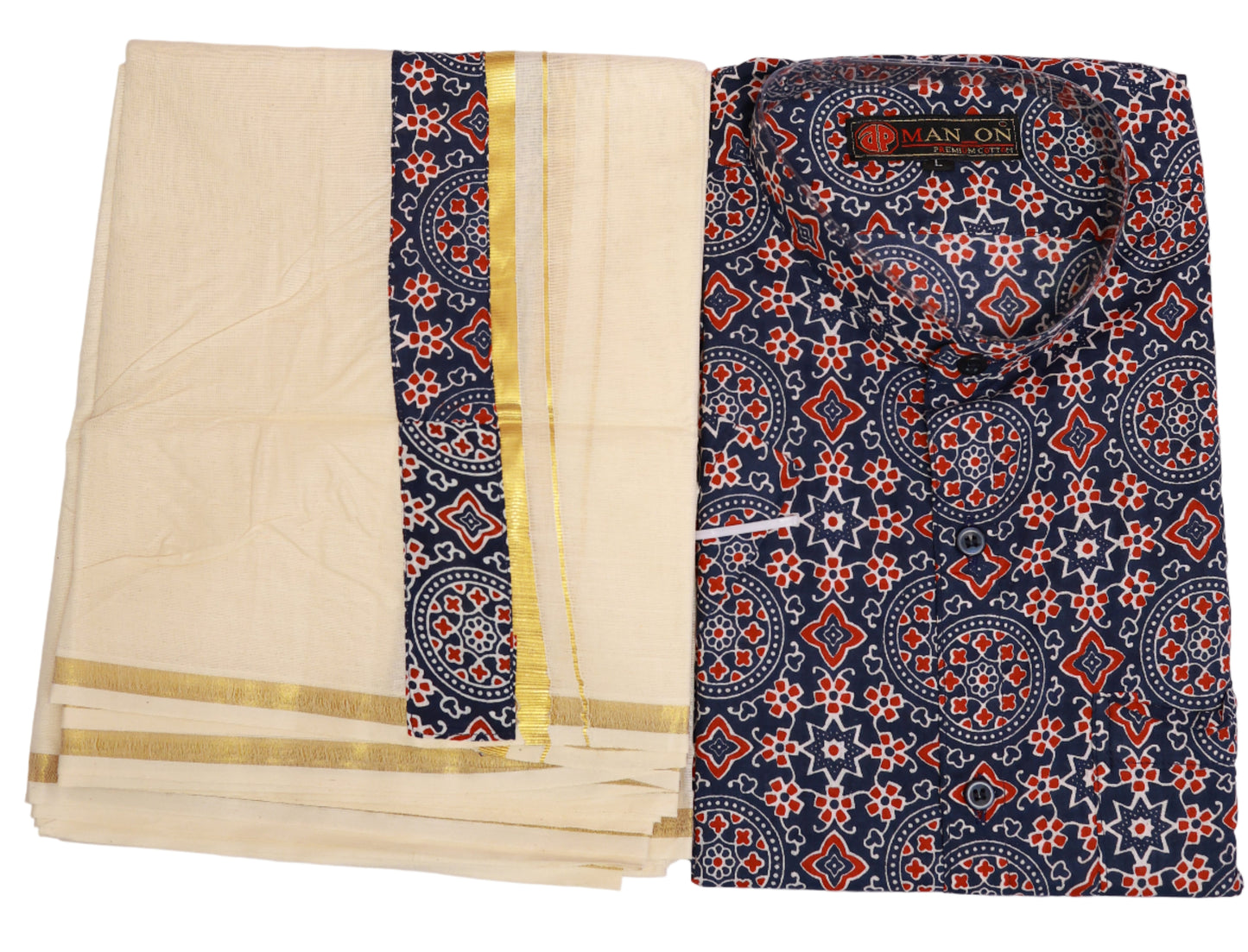 Men’s Combo Ajrakh Set