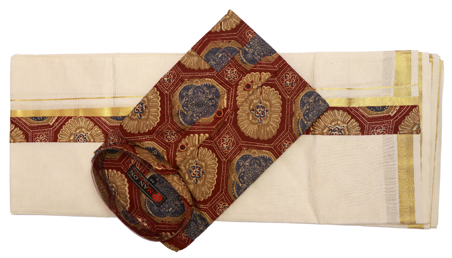 Men’s Combo Ajrakh Set