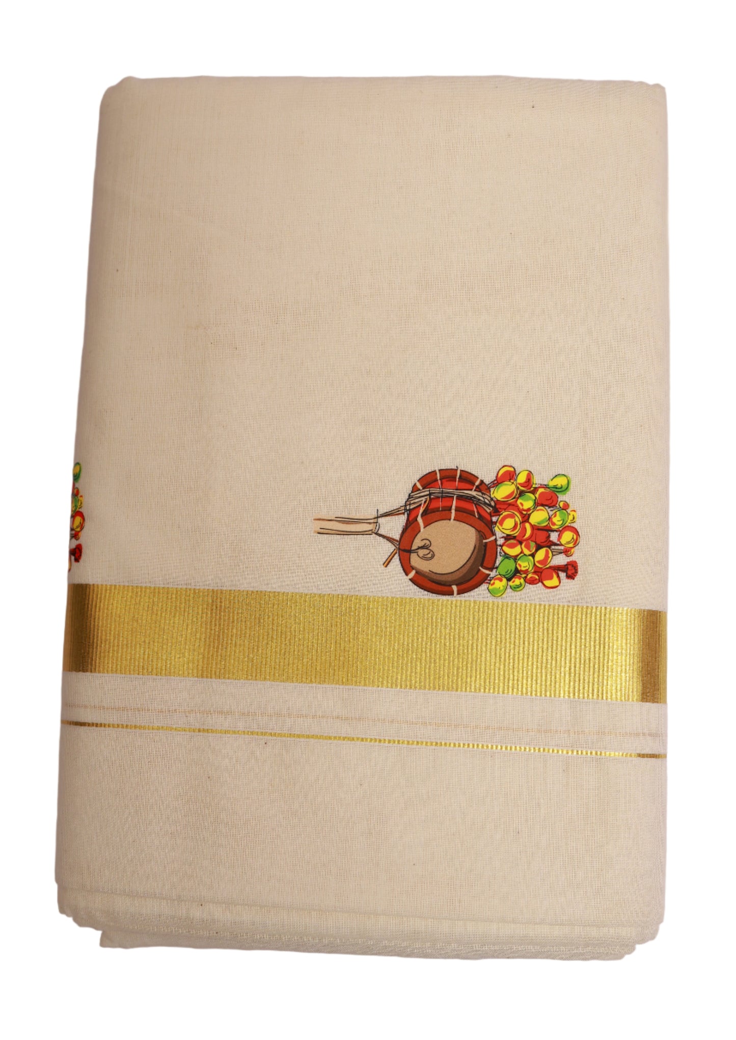 Kerala Print Dhoti Double