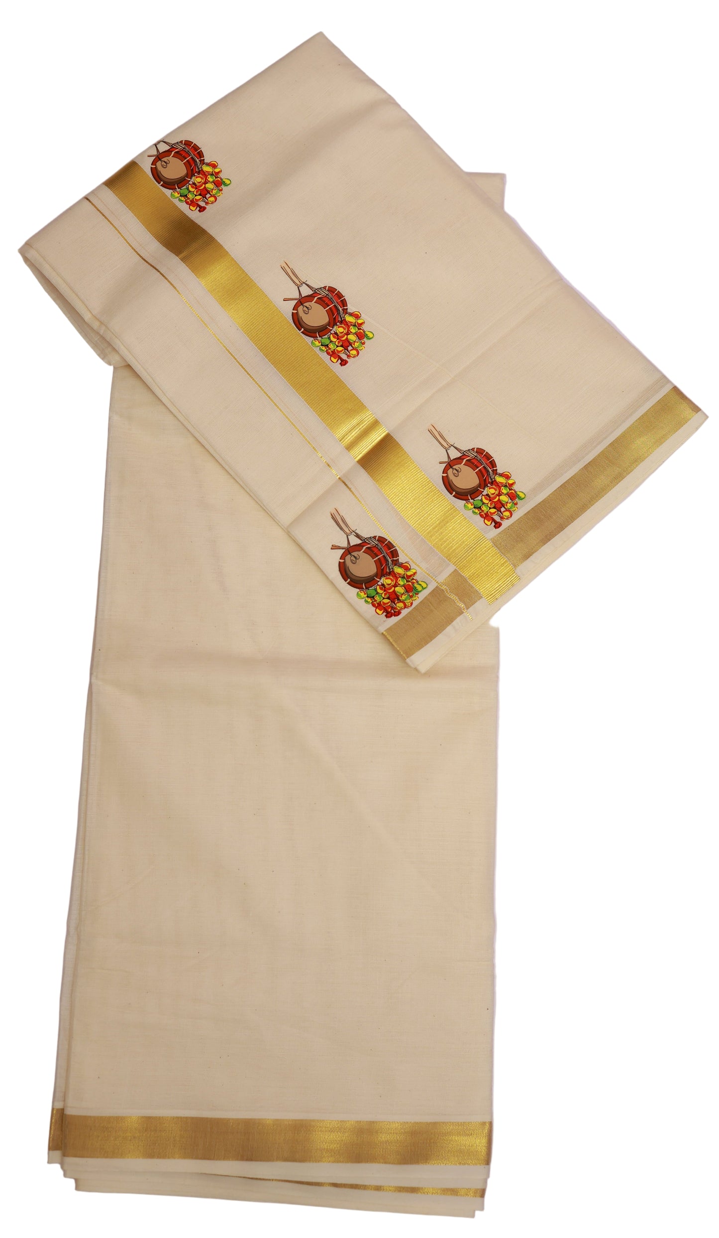 Kerala Print Dhoti Double