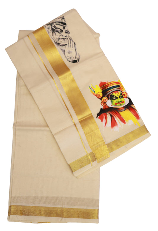 Kerala Sticker Dhoti Mural