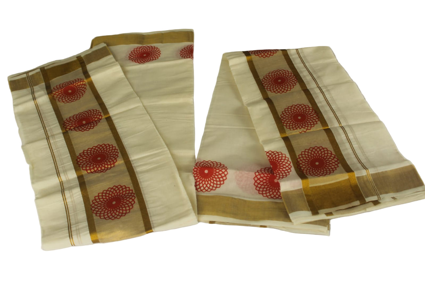 Kerala Cotton Set Mundu (Single)