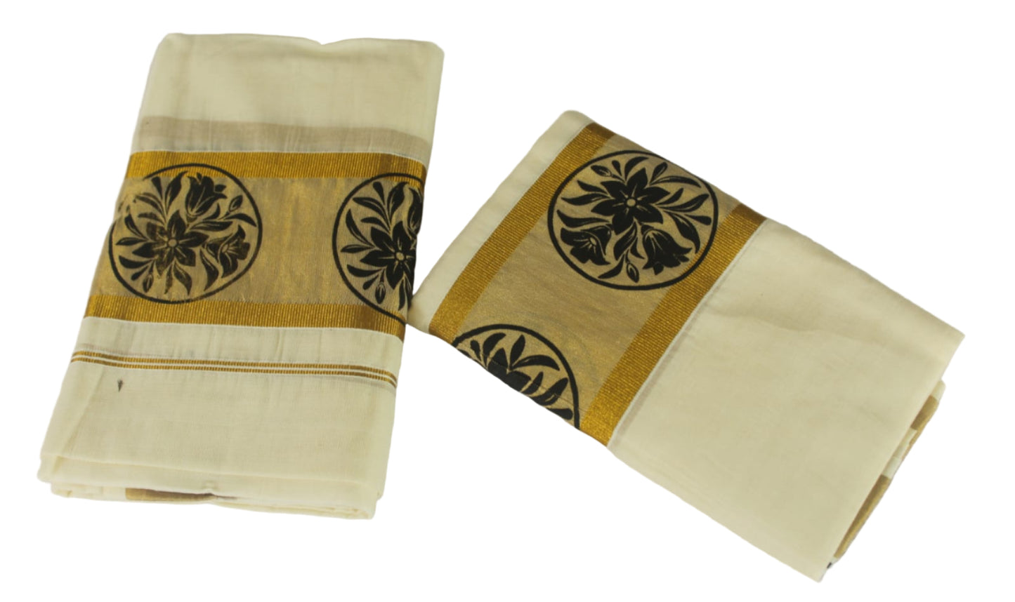 Kerala Cotton Set Mundu (Single)
