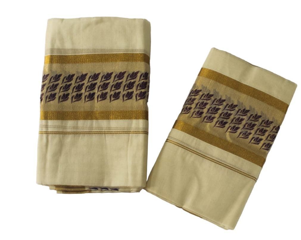 Kerala Cotton Set Mundu (Single)