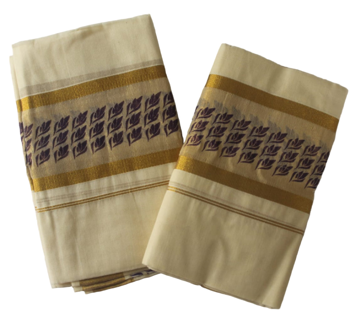 Kerala Cotton Set Mundu (Single)