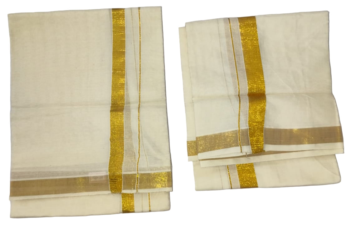 Kerala Cotton Set Mundu (Single)