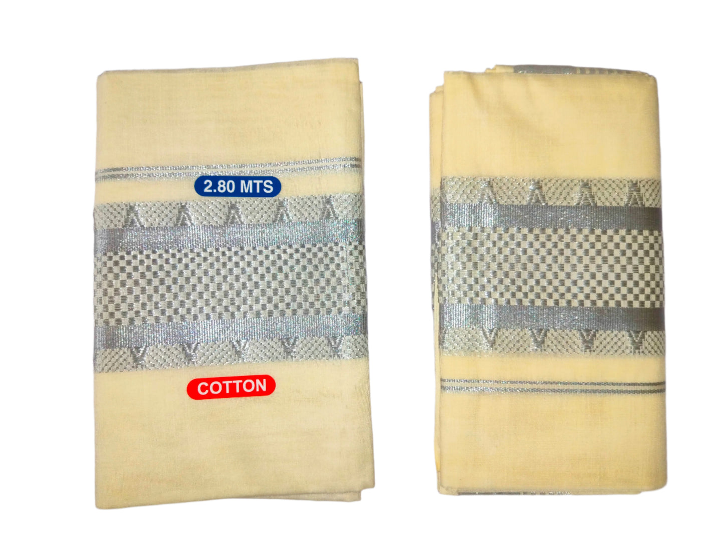 Kerala Cotton Set Mundu (Single)