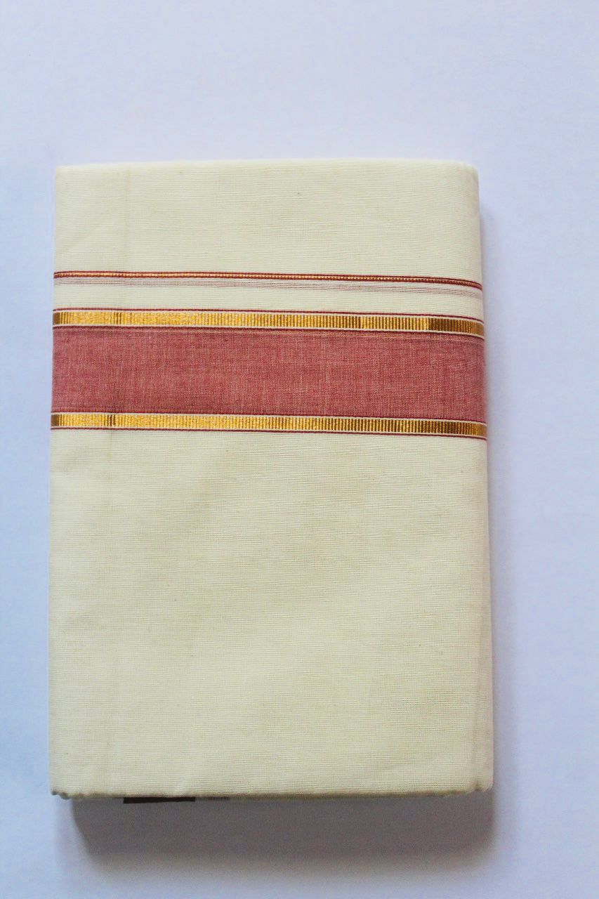 Kerala Handloom Double Mundu