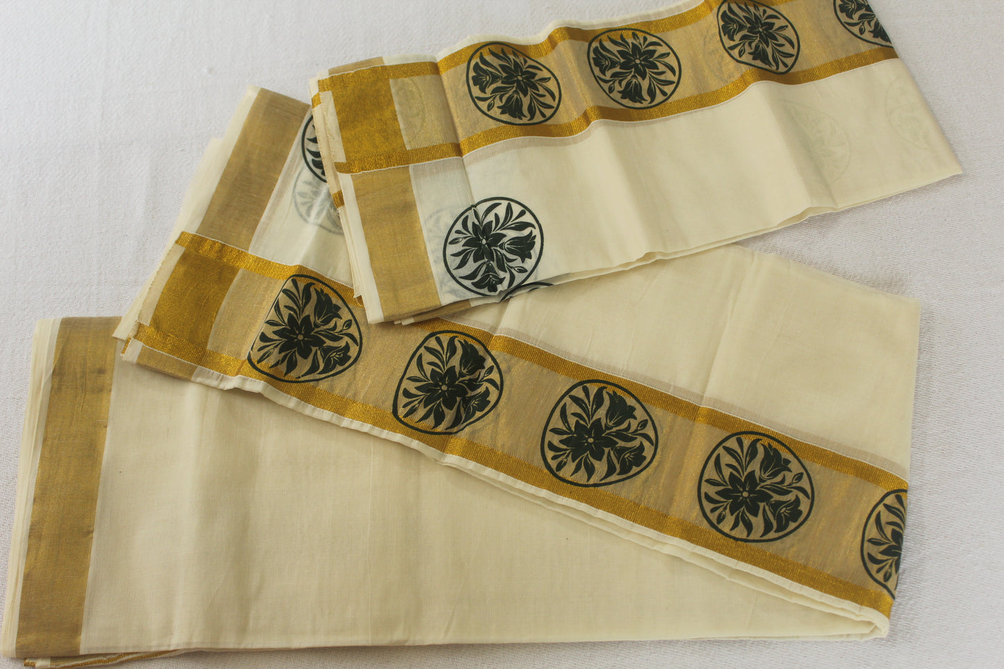 Kerala Cotton Set Mundu (Single)