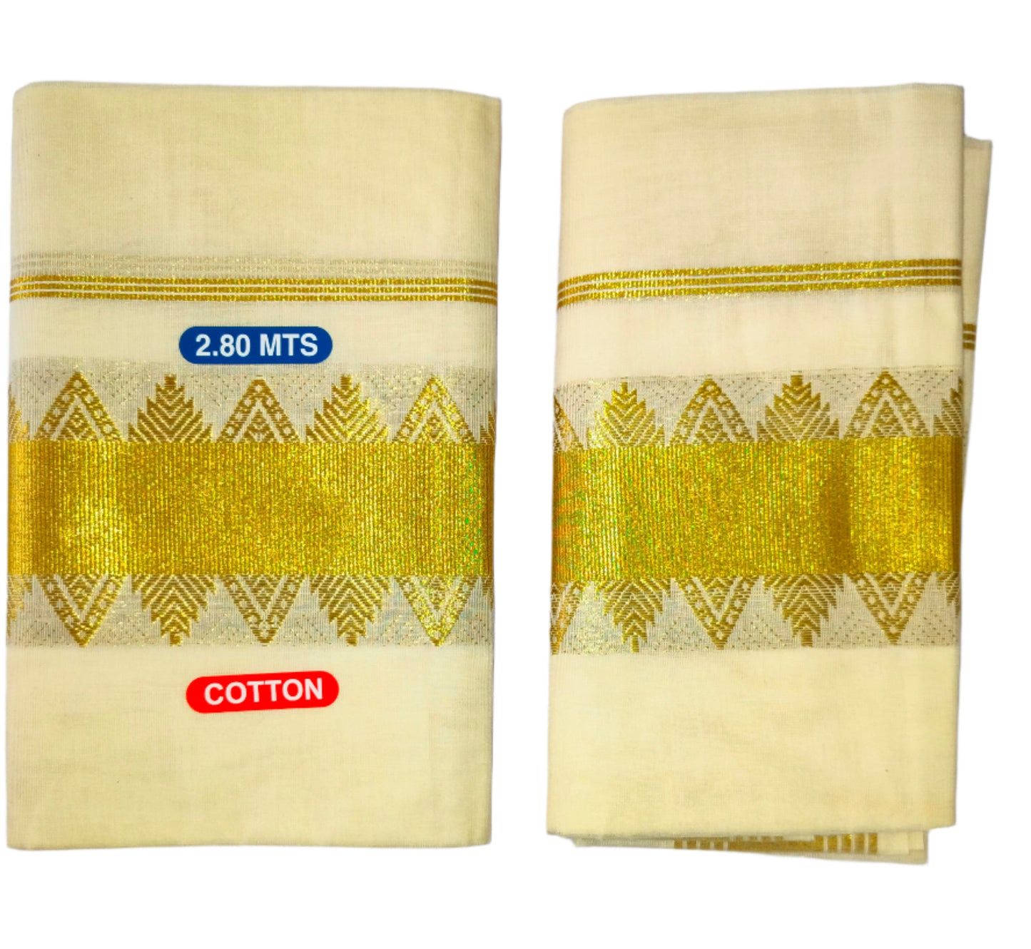 Kerala Cotton Set Mundu (Single)