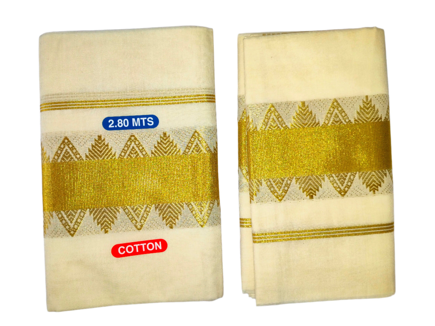 Kerala Cotton Set Mundu (Single)