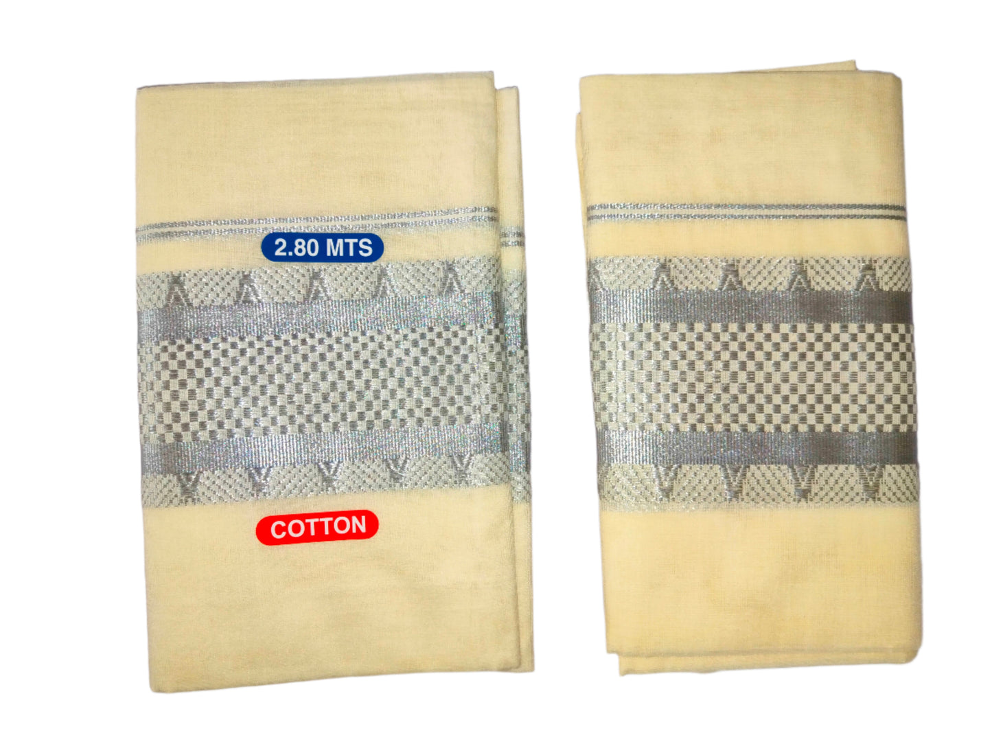 Kerala Cotton Set Mundu (Single)