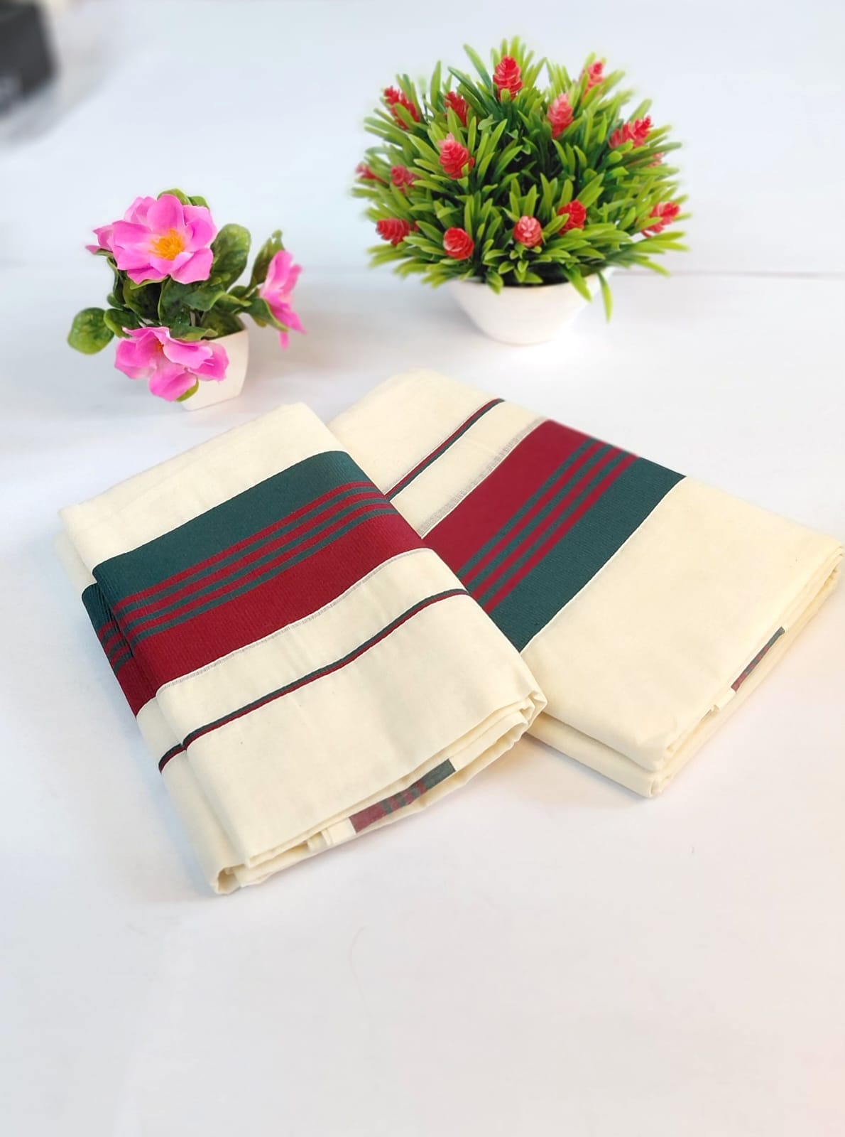 Kerala Cotton Set Mundu (Single)