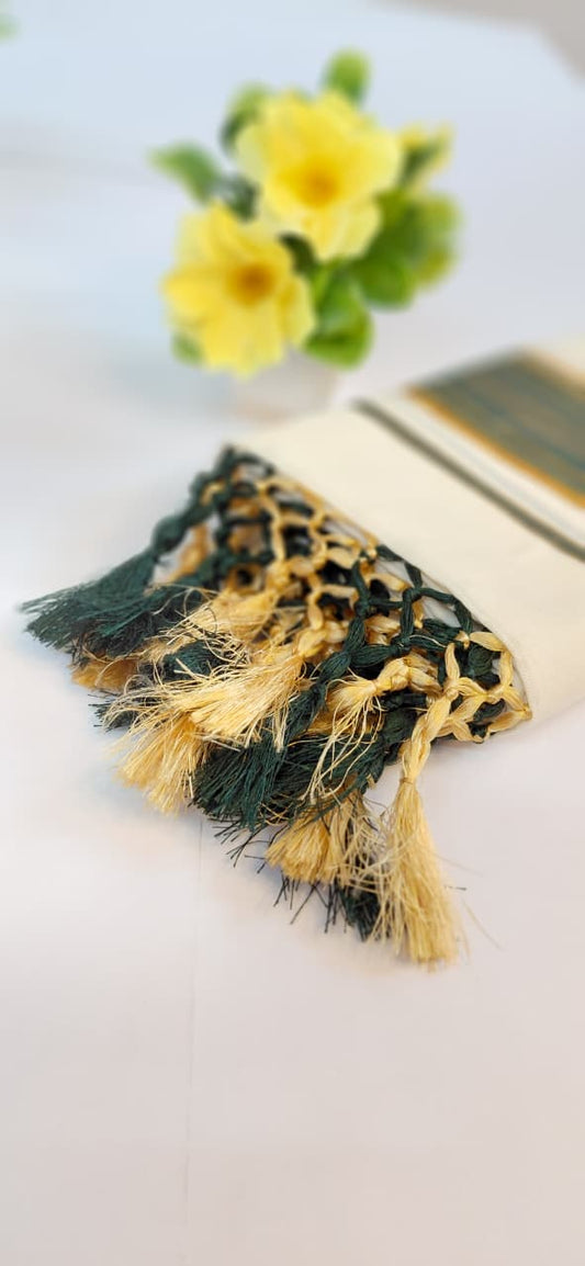 Kerala Handloom Single Set Mund