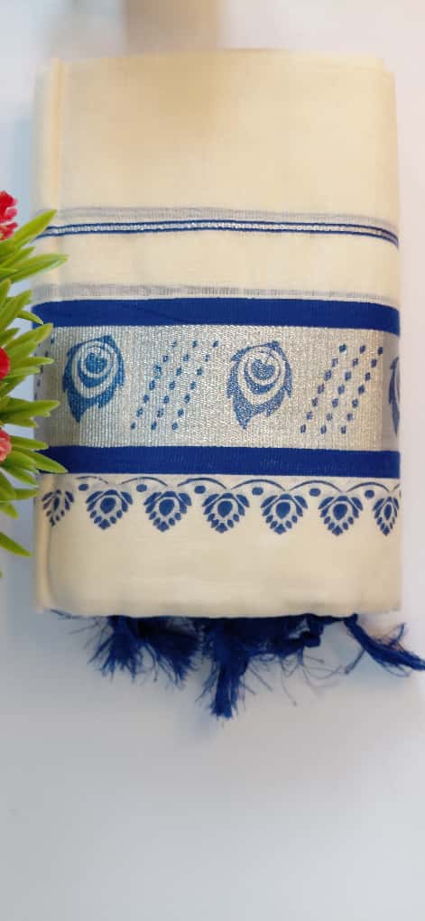 Kerala Cotton Set Mundu (Single)