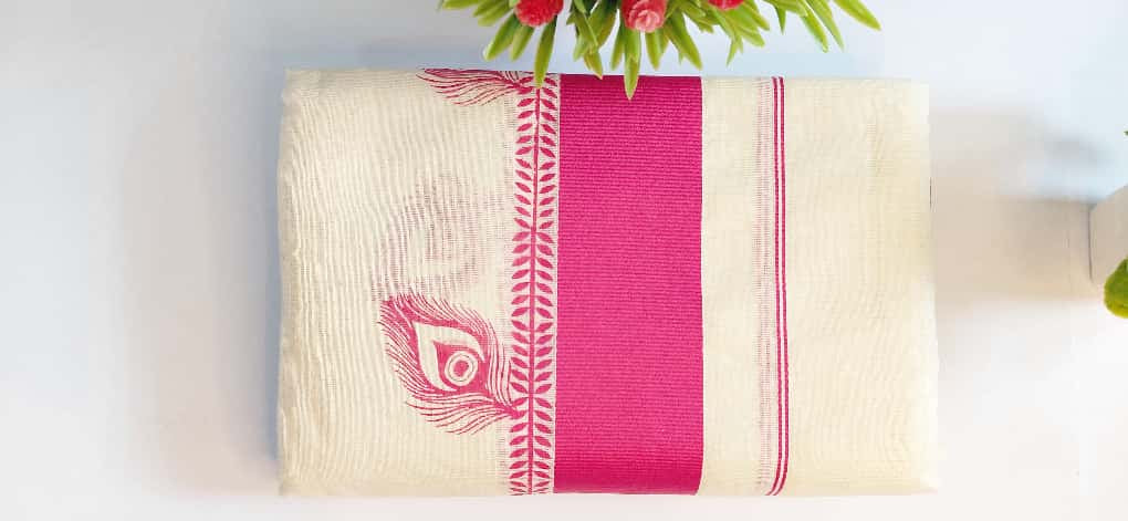 Kerala Cotton Set Mundu (Single)
