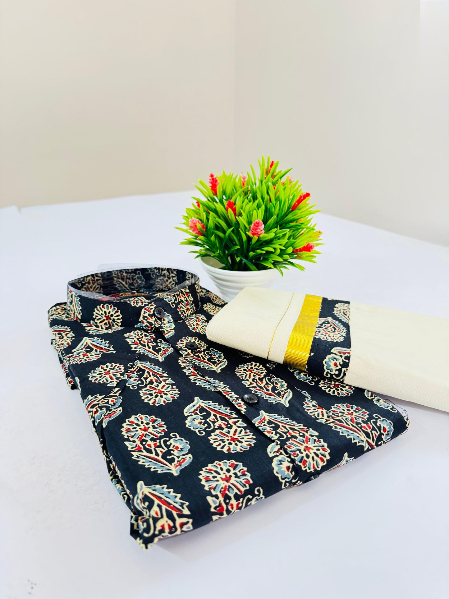 Men’s Combo Ajrakh Set