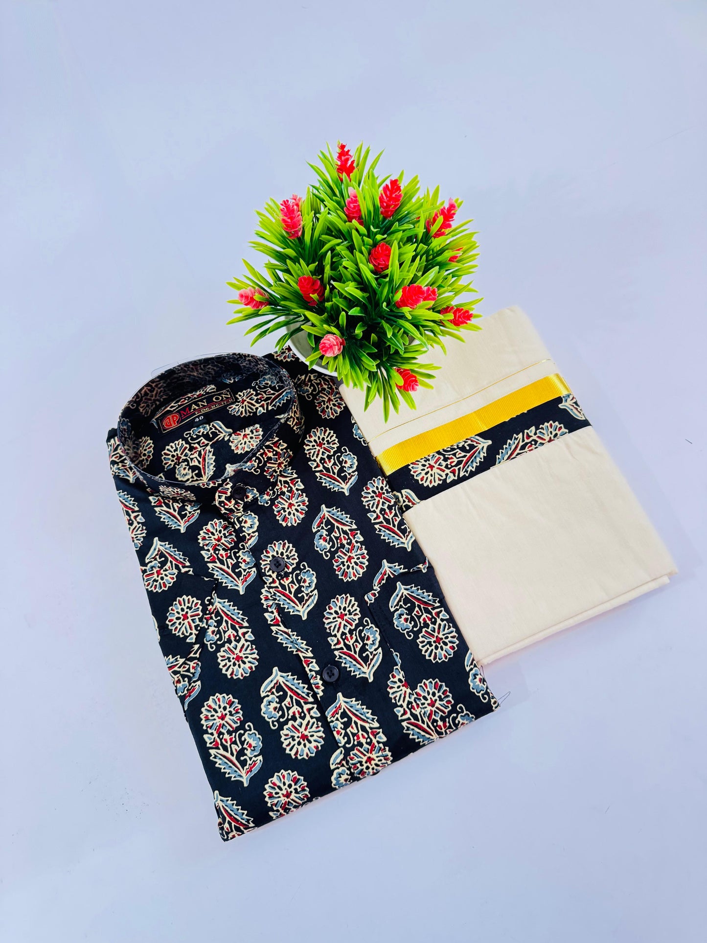 Men’s Combo Ajrakh Set