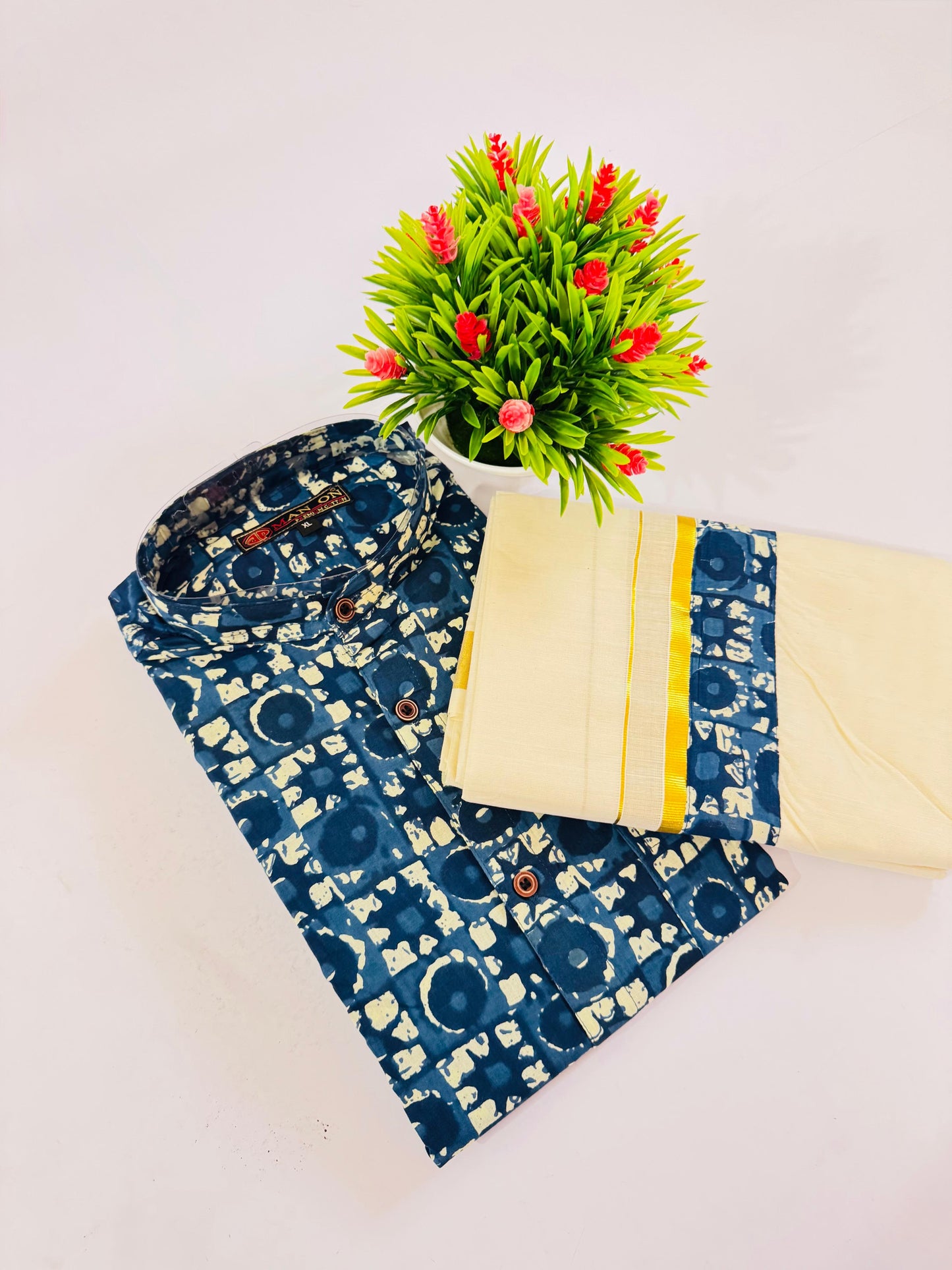 Men’s Combo Ajrakh Set