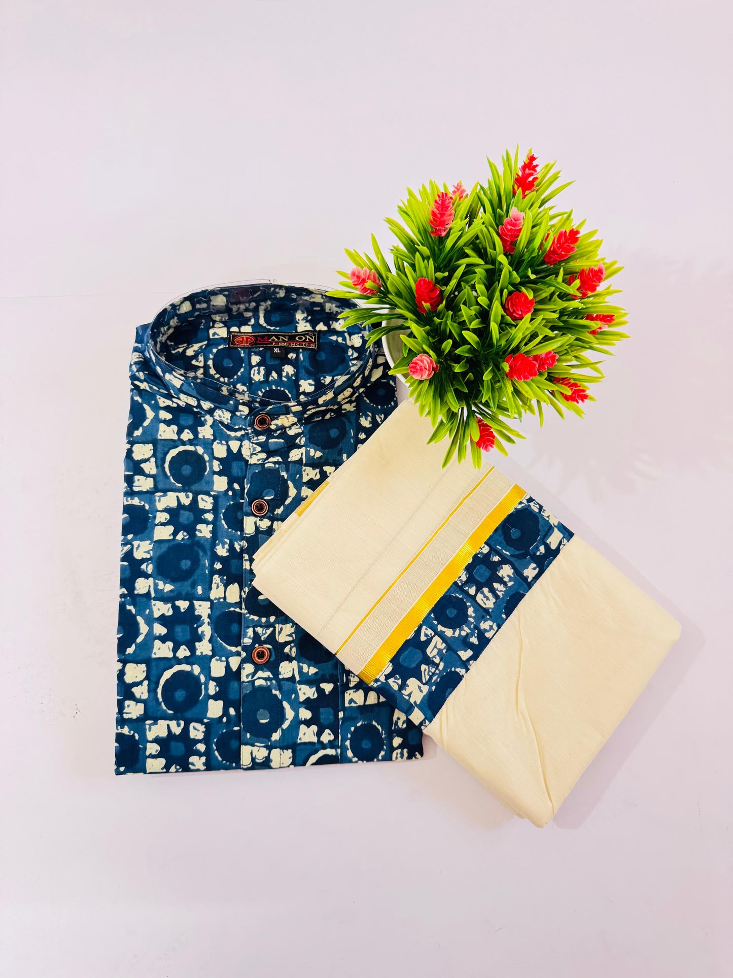 Men’s Combo Ajrakh Set