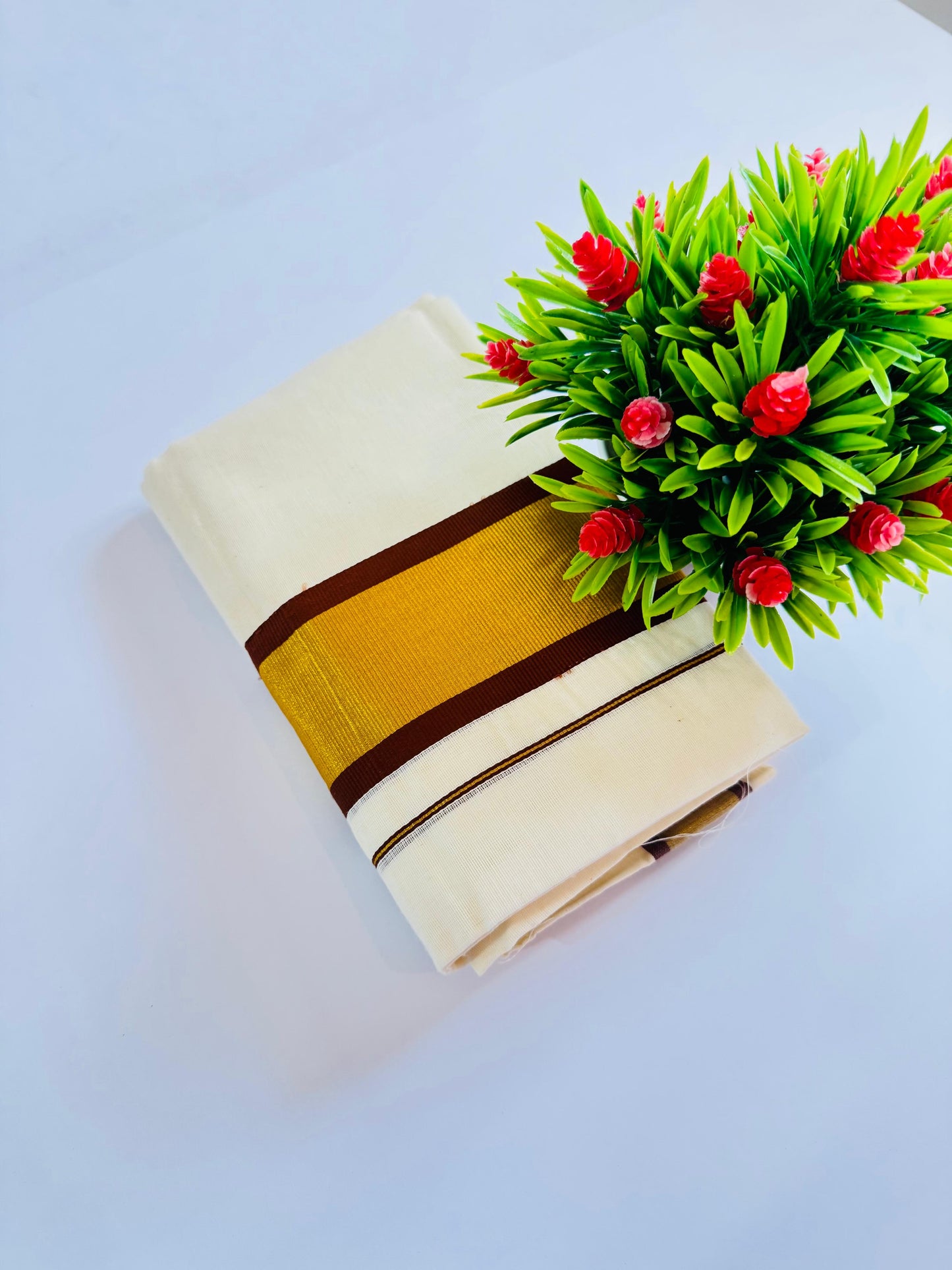 Kerala Cotton Set Mundu (Single)