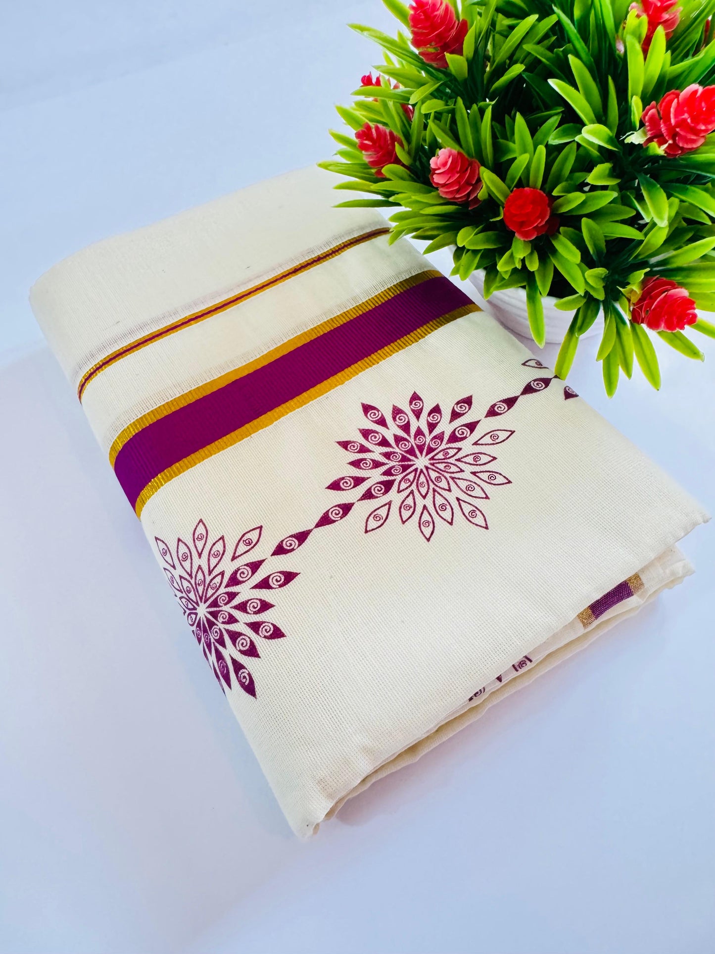 Kerala Handloom Set Mundu