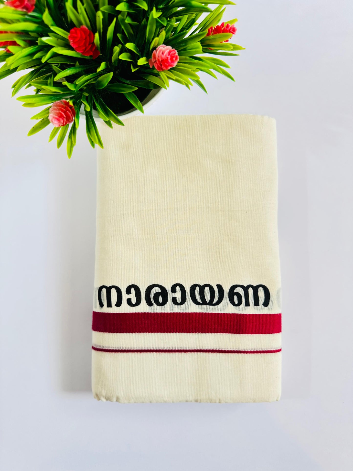 Kerala Cotton Set Mundu (Single)