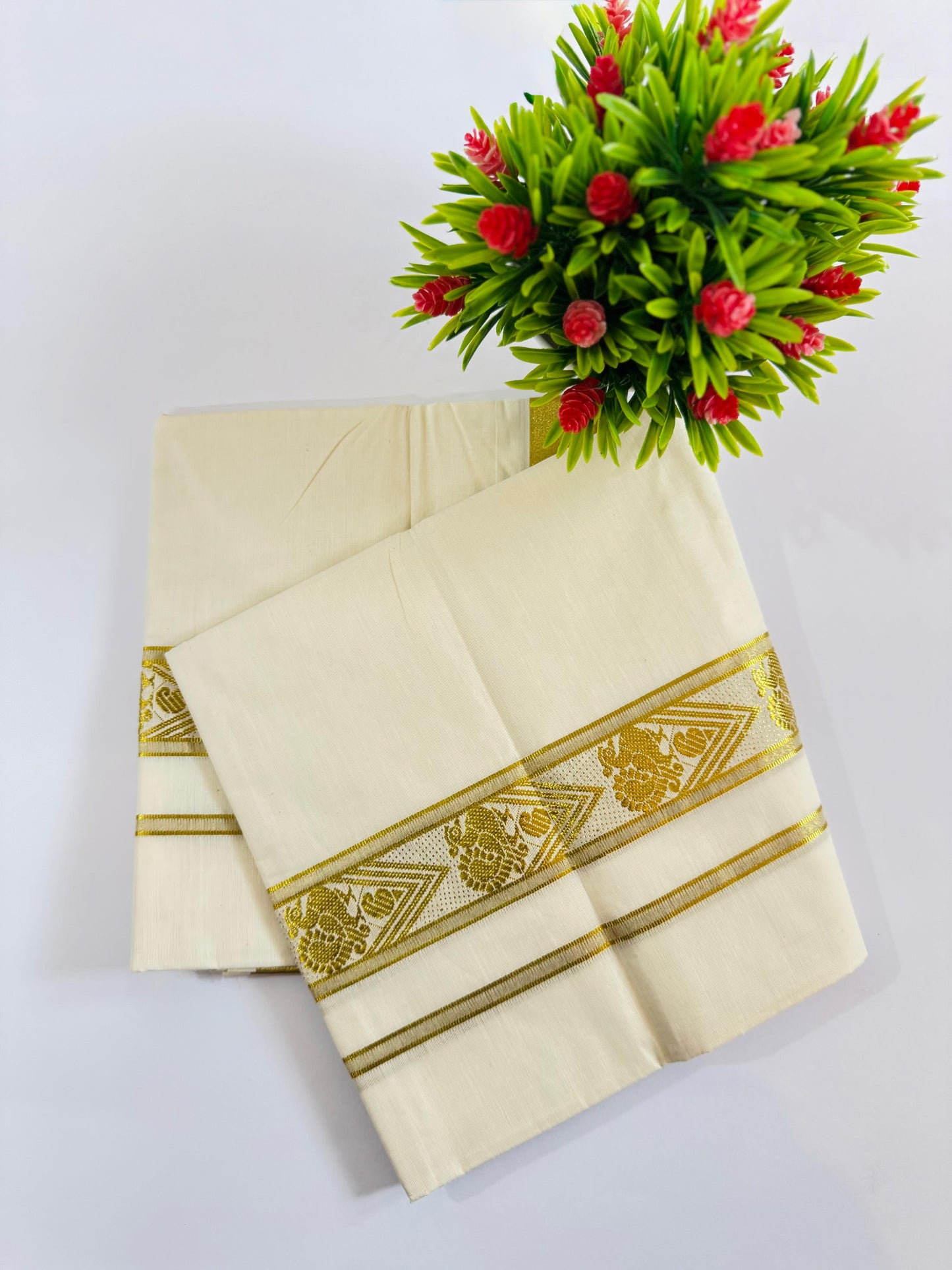 Kerala Handloom double mund