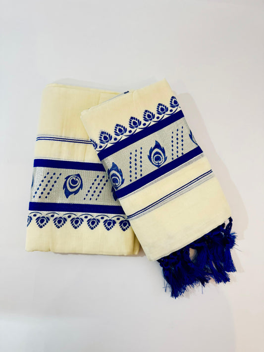 Kerala Cotton Set Mundu (Single)