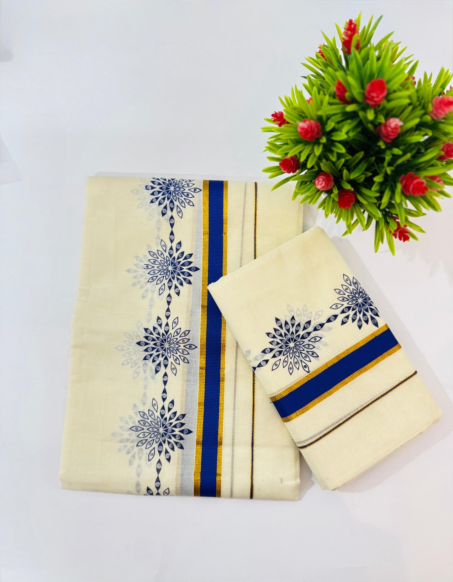 Kerala Handloom Set Mundu