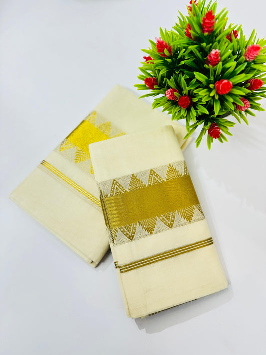 Kerala Cotton Set Mundu (Single)