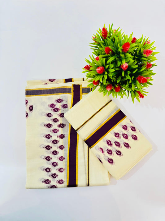 Kerala Handloom set mundu