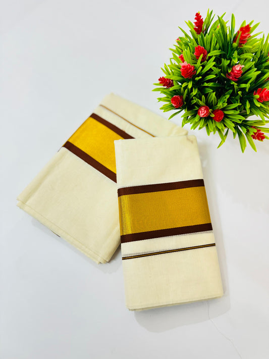 Kerala Cotton Set Mundu (Single)