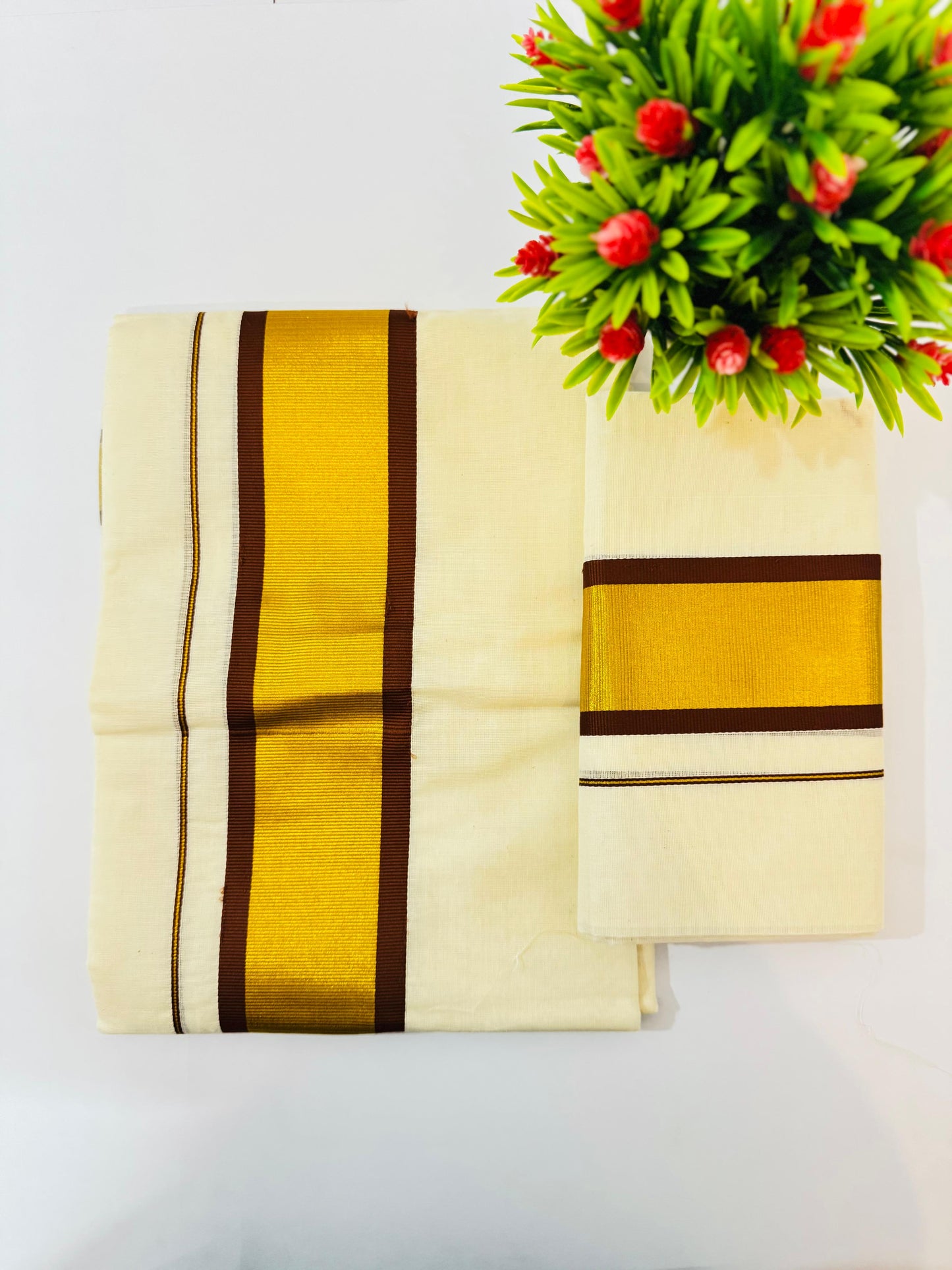 Kerala Cotton Set Mundu (Single)