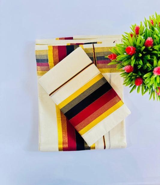 Kerala Handloom Single Set Mund