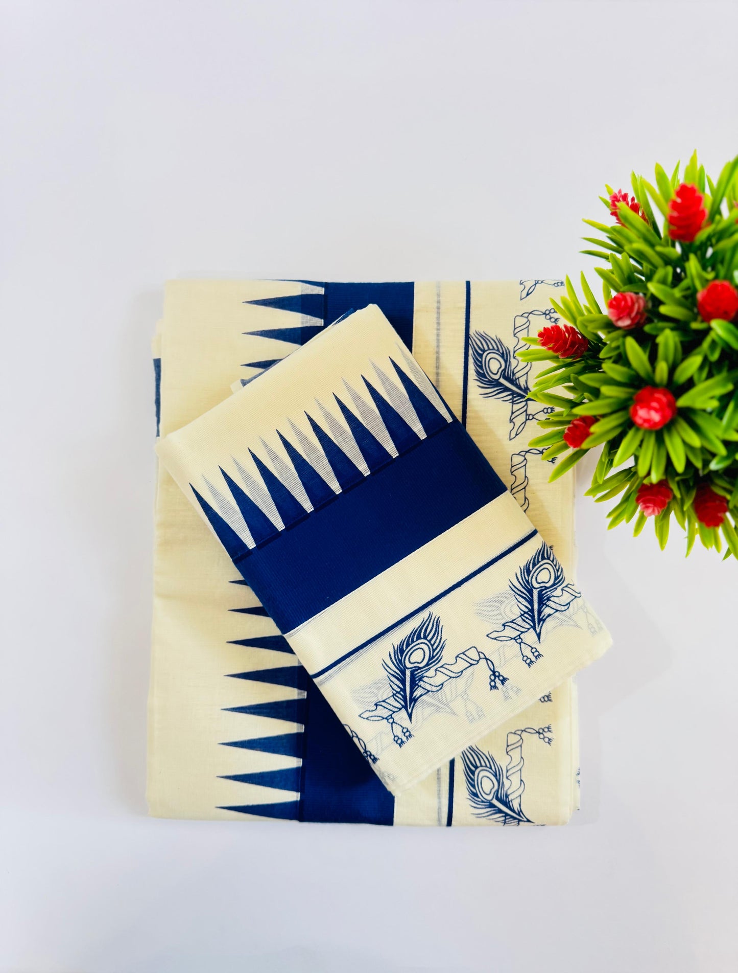 Kerala Cotton Set Mundu (Single)