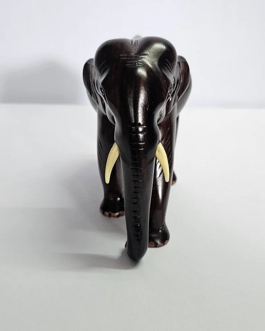5 Inch Wooden Elephant Statue