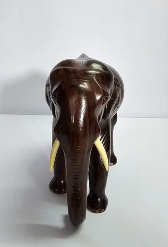 6 Inch Wooden Elephant Statue