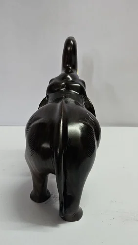 8 Inch Trunk Up Elephant Wooden Statue