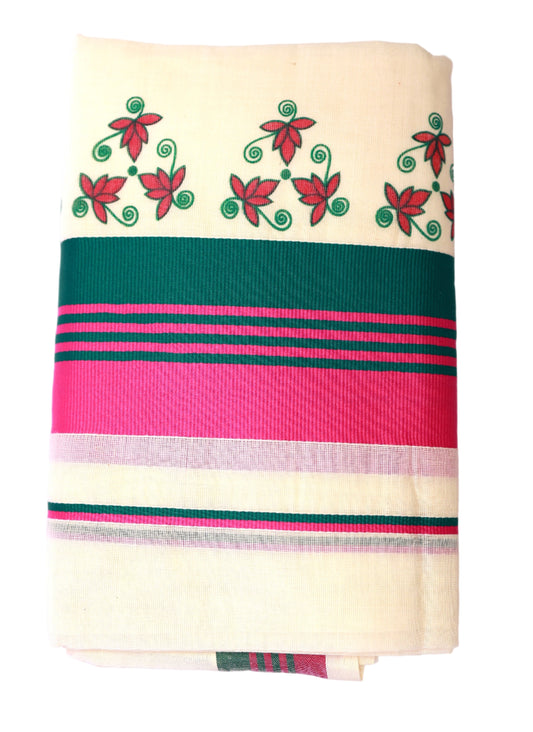 Kerala Cotton Set Mundu (Single)