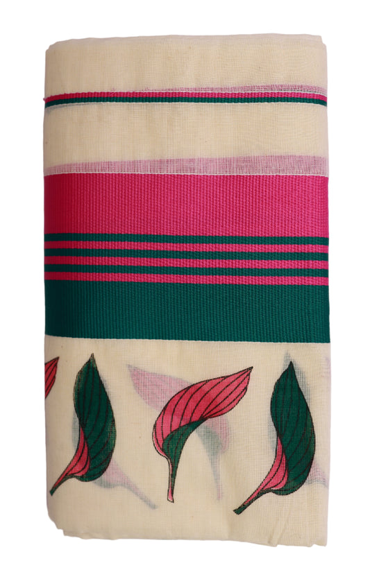 Kerala Cotton Set Mundu (Single)