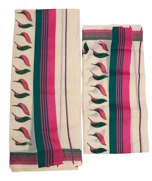 Kerala Cotton Set Mundu (Single)