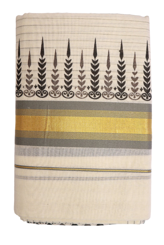 Kerala Cotton Set Mundu (Single)