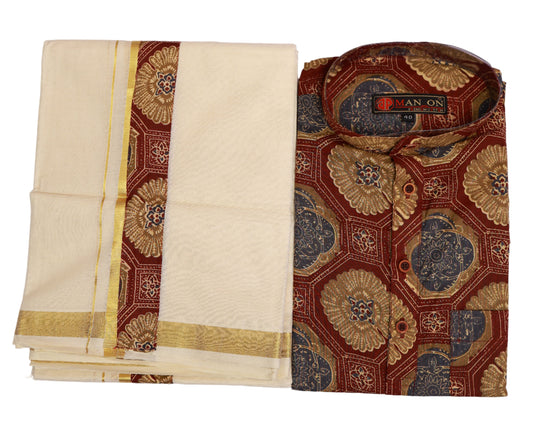 Men’s Combo  Ajrakh  Set