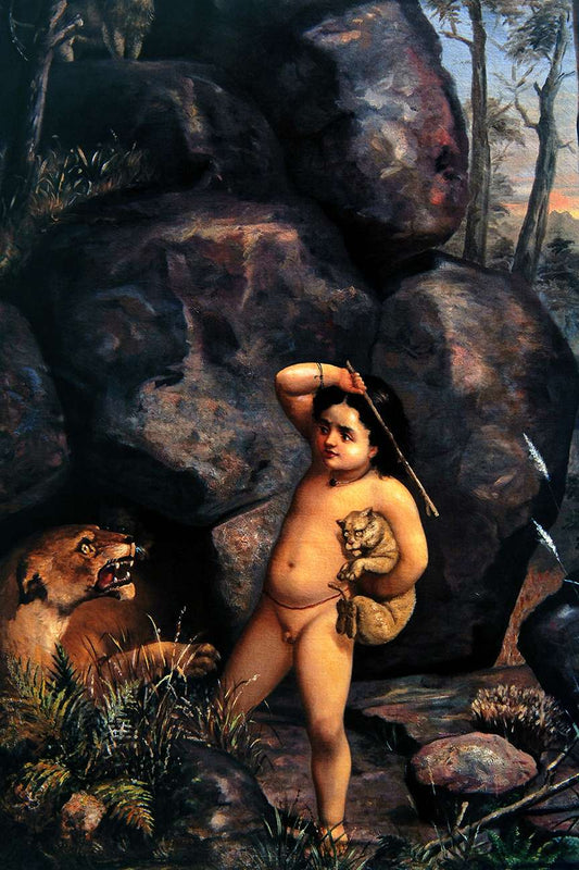 BVR117 “Child with Lion Cub”.